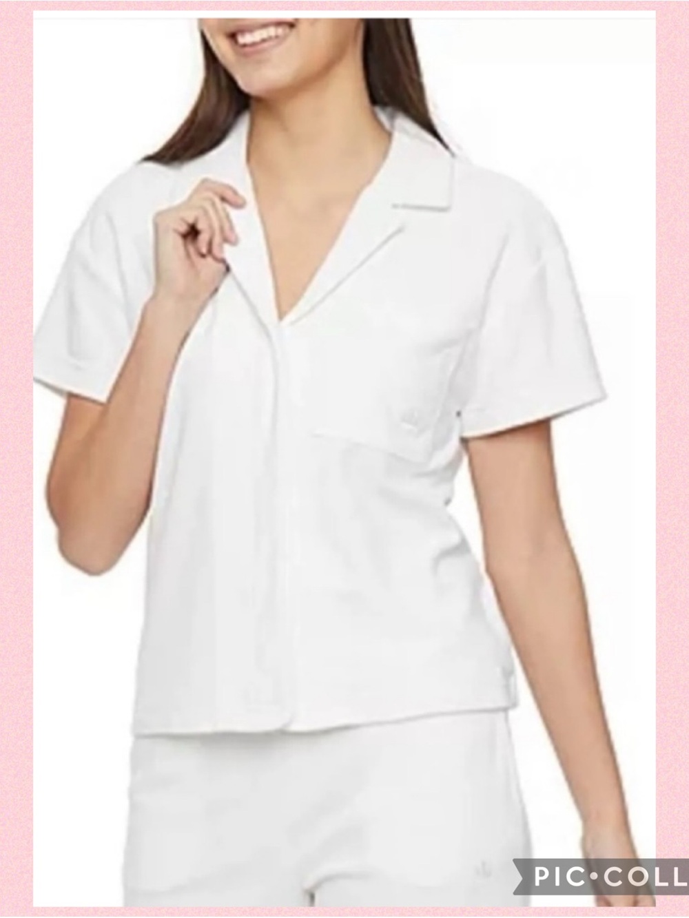 💖Juicy by Juicy Couture Terry Cloth
Button-Down Shirt💖